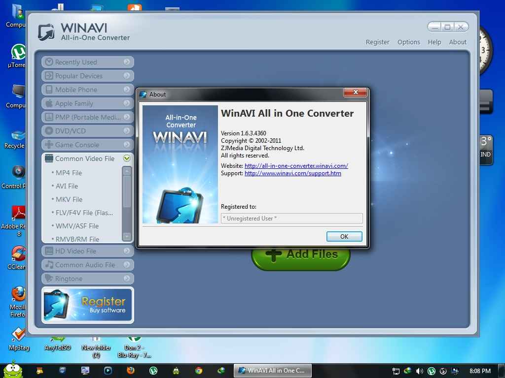SCARICARE WINAVI VIDEO CONVERTER V6 3